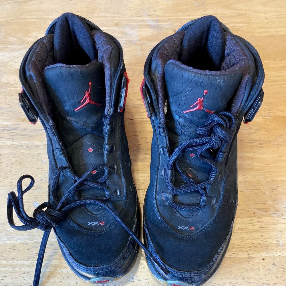 Nike Air Jordan XX2, "Chicago", 5.5Y/6.5 WMS/38EUR, Black w Red